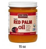 Красное пальмовое масло органическое  Nutiva  15oz  (425 гр.)