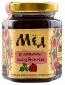 Мёд с соком Клубники  250 г  Сибирский знахарь