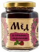 Мёд с соком Малины  250 г  Сибирский знахарь