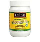 Кокосовое масло натуральное органическое  Nutiva  16oz (454 гр.)